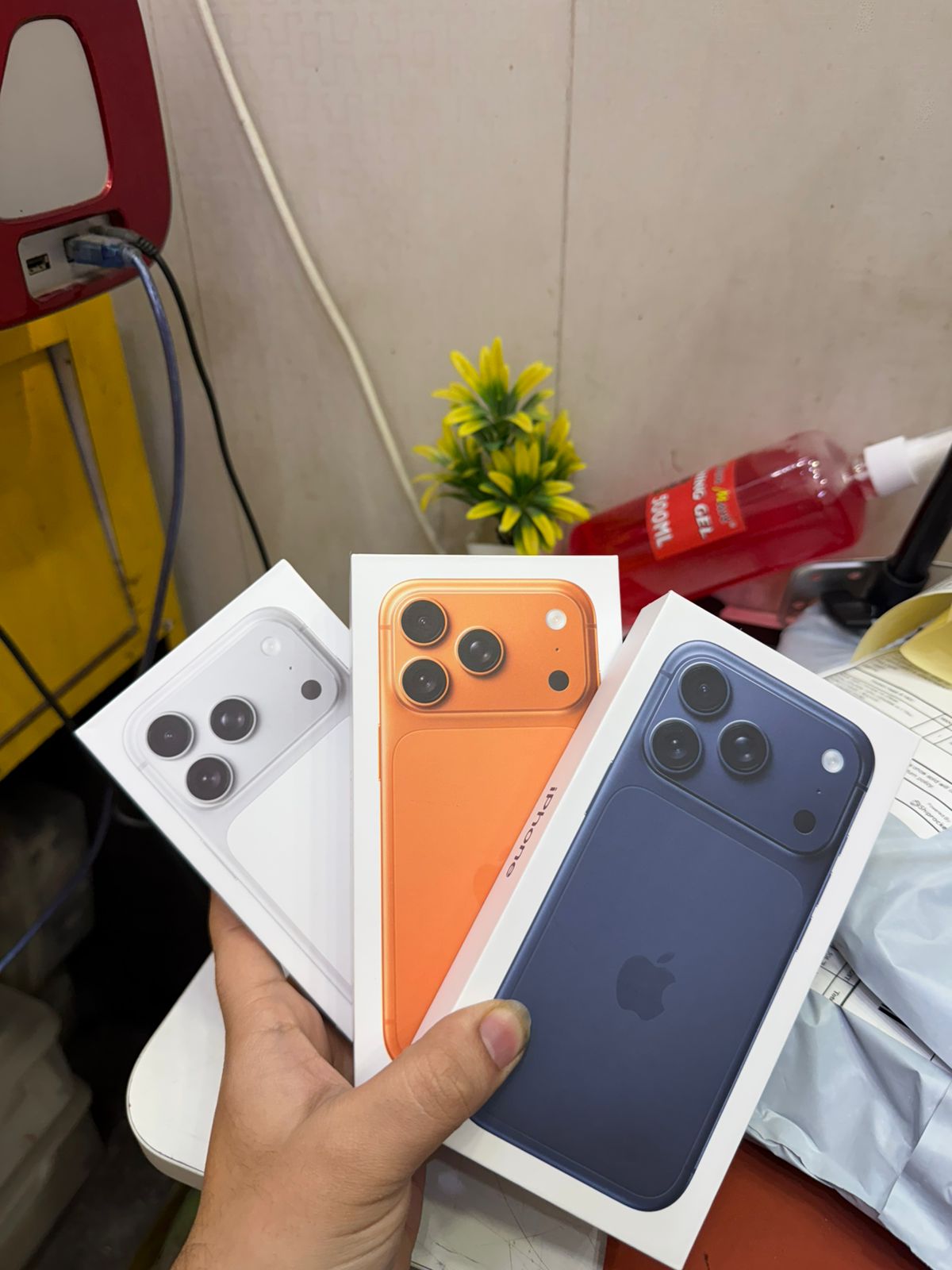 Empty 17 Pro Box with stickers (No Phone inside)