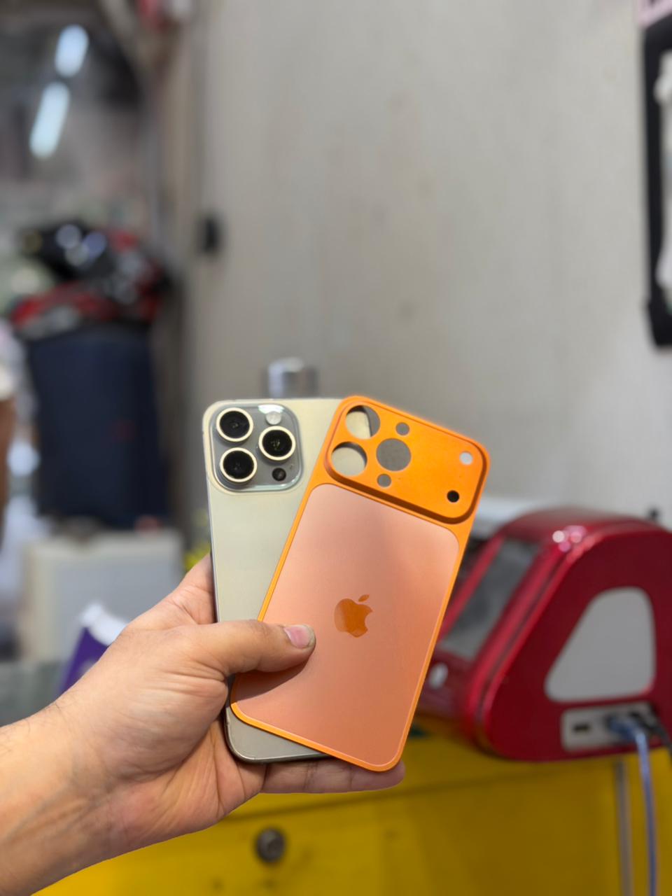 Metal Sheet Converter for iPhone 15Pro,15ProMax,16Pro,16ProMax to 17Pro