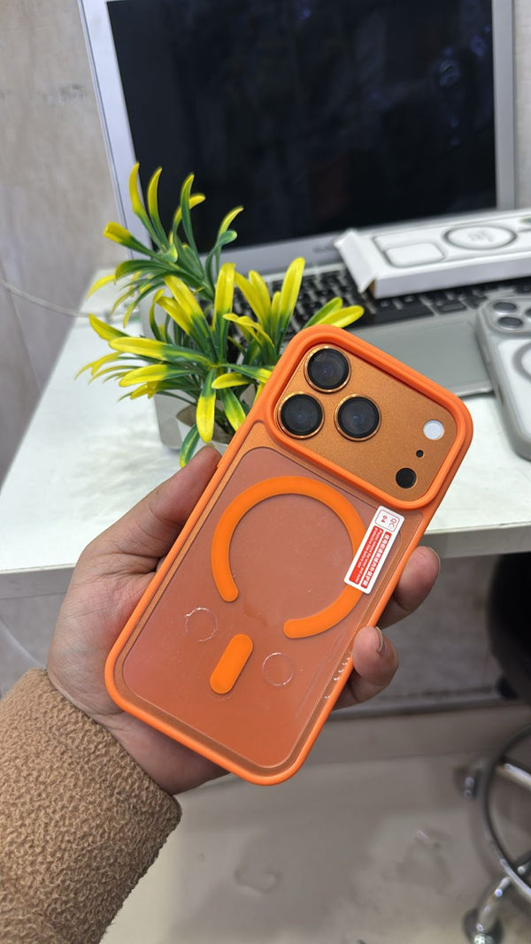 17 Pro/max Clear MagSafe Case | Transparent Cover with Covered Sides