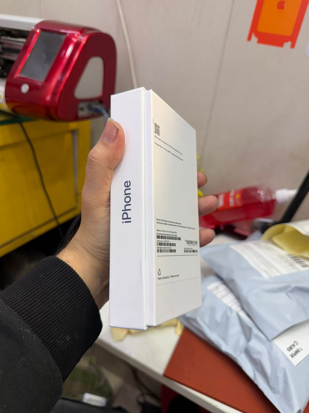 Empty 17 Pro Box with stickers (No Phone inside)