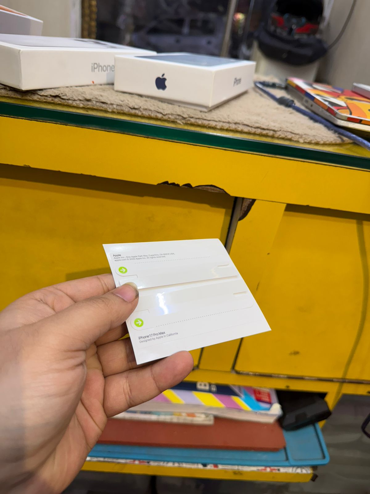 Empty 17 Pro Box with stickers (No Phone inside)