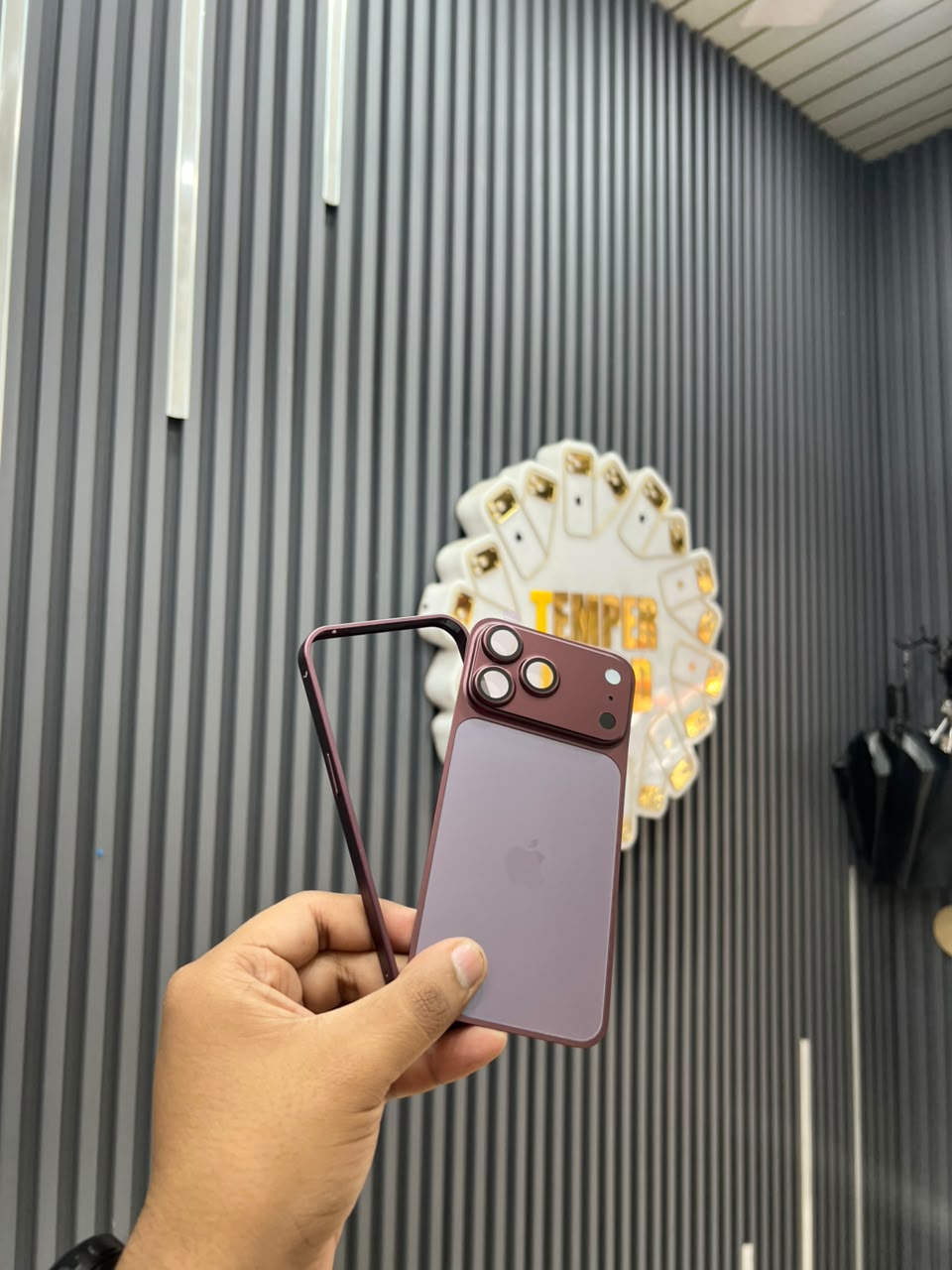 Metal Bumper + Metal Converter for iPhone 13/14/15/16 Pro/Max → 17 Pro/Max Design | Tempergaurd