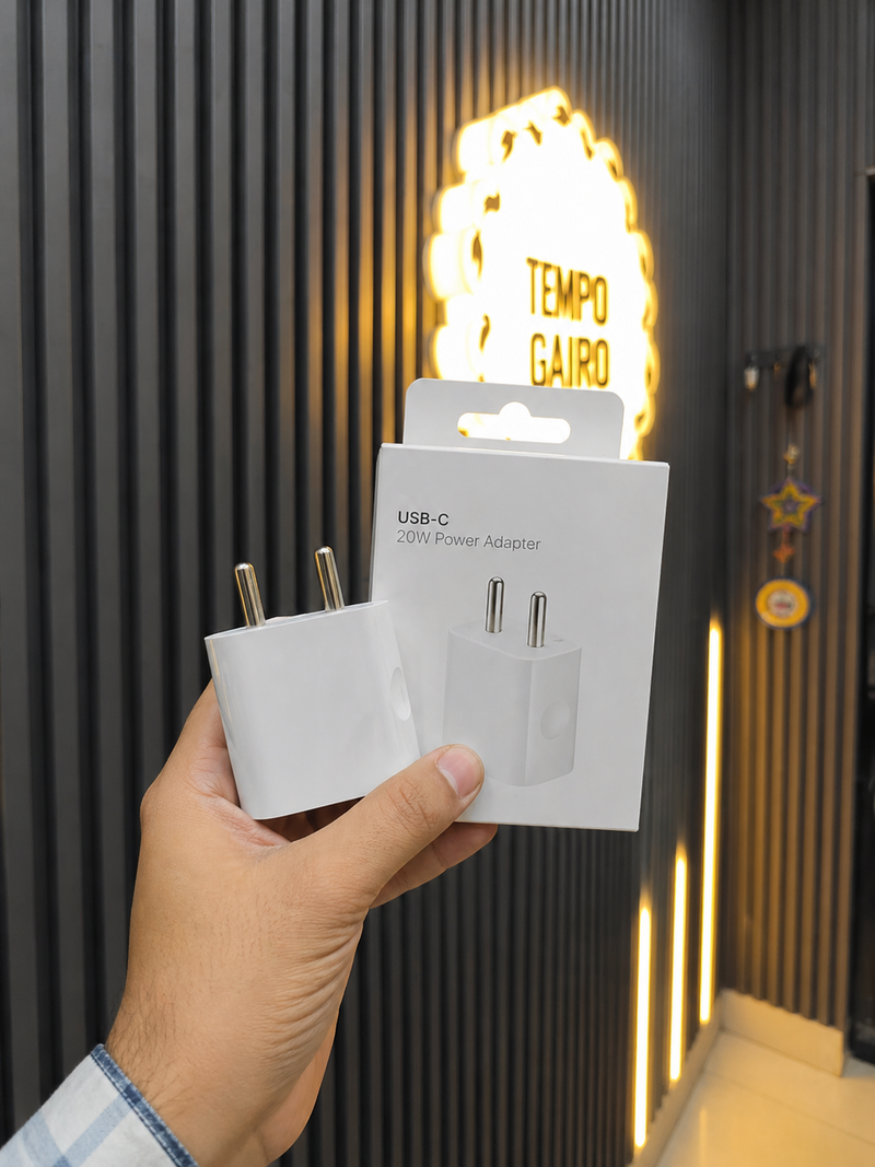 20W USB-C Power Adapter – Fast Charging for iPhone & iPad